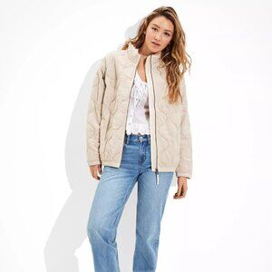 American Eagle AE Quilted Bomber Jacket